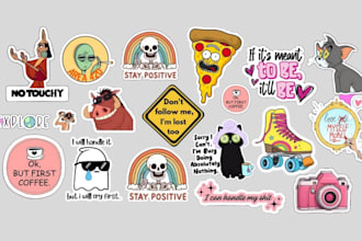 make unique custom stickers for you