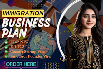 write immigration business plans for startups,visa USA, uk innovator