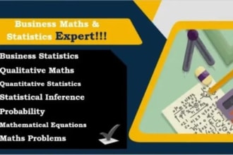 help you probability, statistics, inferential statistics and business maths