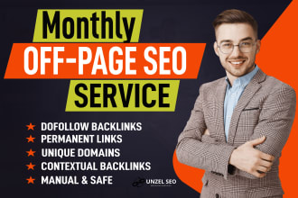 do monthly seo service with dofollow backlinks