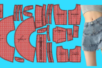 create digital sewing pattern grading in 24 hours 7 days