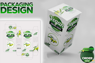 unique packing design for your product or label design
