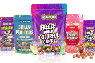 do eye catching mylar bag labels and packaging