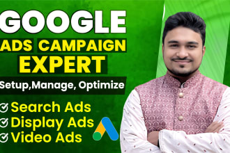 create and manage your google ads adwords PPC campaign for your sales