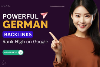 create german backlinks from high authority germany sites