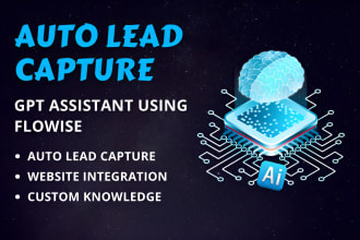 integrate openai gpt auto lead capture bot into website using flowise ai