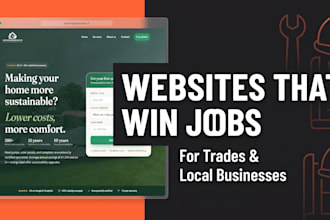 design a high converting website for your trades or local business