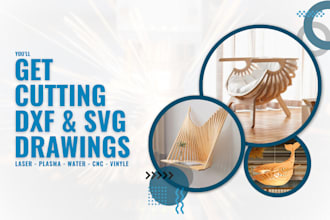 create industrial drawings for cnc, plasma, and laser cutting