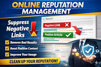 do online reputation management push down negative results and reverse SEO