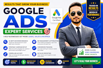 setup and manage profitable google ads PPC campaigns