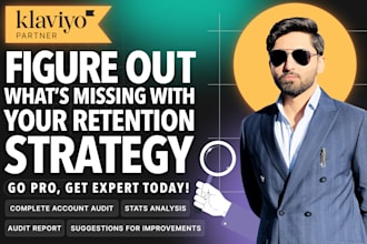 audit your klaviyo account and suggest improvements