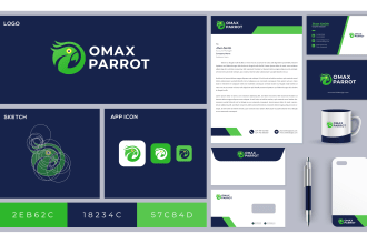 design custom logo and brand identity with brand style guide