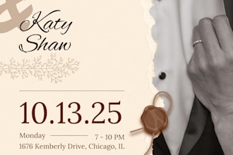 create invitations for weddings, birthdays, holidays, and whatever else