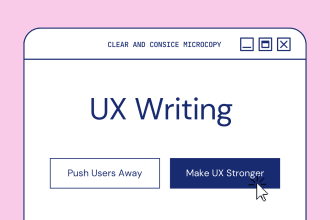 ux writting, microcopy, content writing for apps and websites