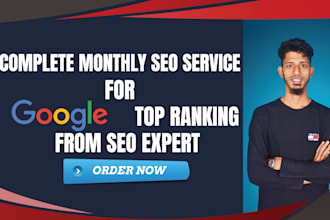 monthly SEO service for google top ranking