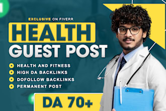 do premium health guest post, high da guest post and dofollow SEO backlinks