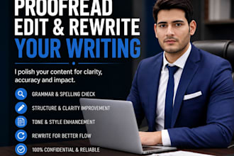 proofread, edit or rewrite your english writing
