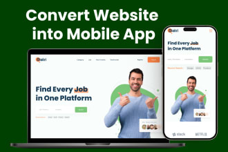 convert  website to android app are webview
