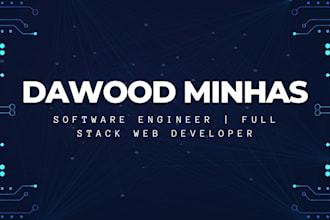 be  your node js or react js web application developer