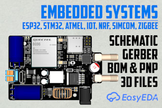 make esp32, stm32, arduino, iot, nrf, gps, lorawan, zigbee embedded pcb design
