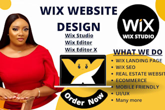 build wix website, redesign wix website, wix website redesign, business website