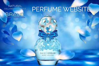 do a stunning perfume shopify website