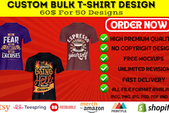 do bulk minimalist streetwear t shirt and t shirt design bundle