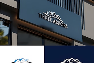 do make real estate, architecture, architect, roofing, construction logo for you