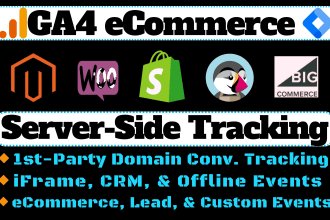 strategic ga4 server side setup for seamless analytics, ecommerce, lead events