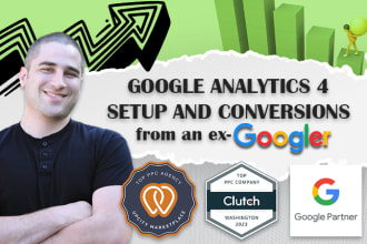 setup google analytics 4 with events and conversions