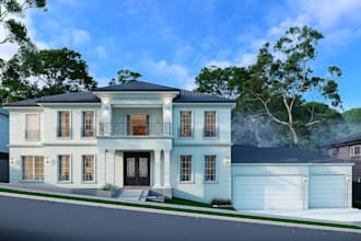 create photorealistic architectural 3d renderings