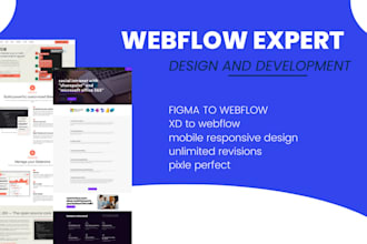 design or redesign your website on webflow