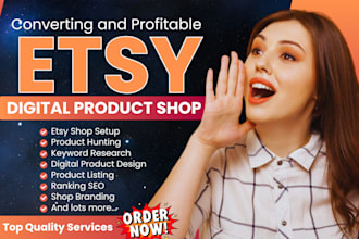 etsy digital products, etsy shop set up, etsy digital products, etsy SEO listing