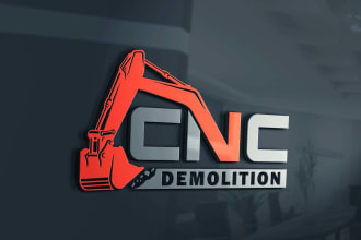 do real estate, transport and construction business logo
