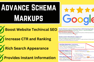 setup schema markup rich snippets star rating in json ld and fix errors warnings