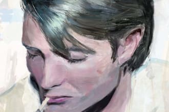 paint a vintage style digital oil portrait