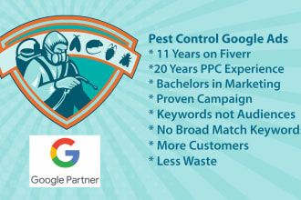 setup and manage your pest control google ads campaign exterminator