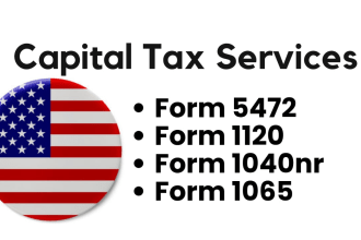 file form 5472,1120,1065 and 1040nr to irs