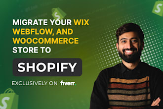migrate bigcommerce, woocommerce store to shopify