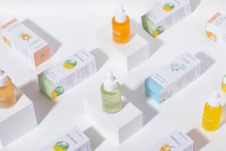 do modern product packaging, cosmetic packaging and label