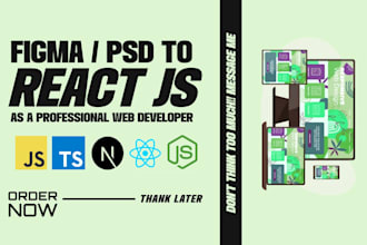convert figma design to react or next js