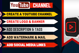 create and set up a youtube channel perfectly