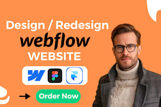 design redesign webflow or framer website, figma to framer webflow website