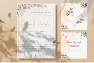 design a postcard, wedding, party, birthday invitation card
