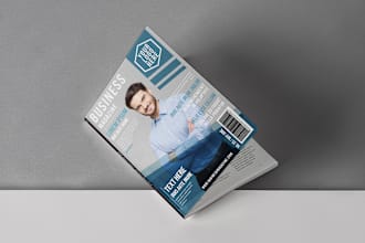 design flyer, bifold, trifold, brochure and magazine for your business