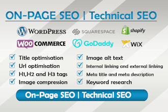 do wordpress on page SEO optimization with yoast, rankmath
