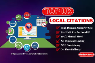 do top 200 UK local citations and directory submission for local SEO