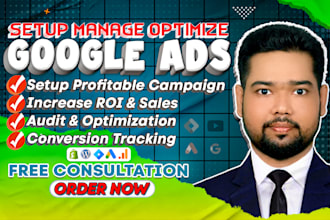 create and optimize crafted google ads adwords PPC campaigns to boost sales