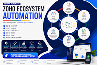 setup zoho recruit zoho people zoho contract zoho zoho vault invoice automation