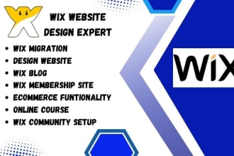 setup wix online course, wix community, membership site and wix blog